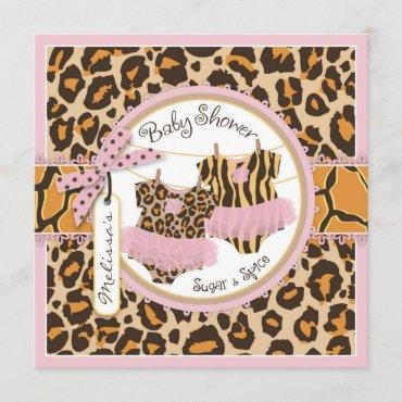 Twin Girls Pink Tutus Cheetah Print
