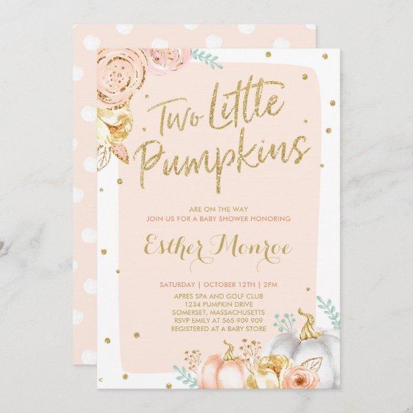 Twin Pumpkin  Pink And Gold
