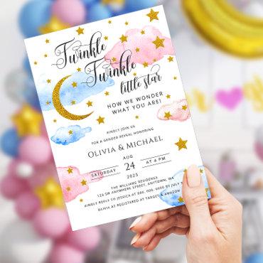 Twinkle Little Star Gender Reveal Party QR Code