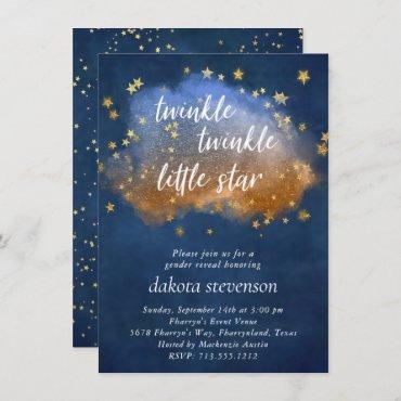Twinkle Little Star | Neutral Blue Copper and Gold