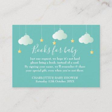 Twinkle Twinkle  Book Request Baby Shower Enclosure Card