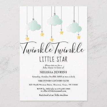 Twinkle Twinkle Little Star Baby Shower | Sprinkle Invitation