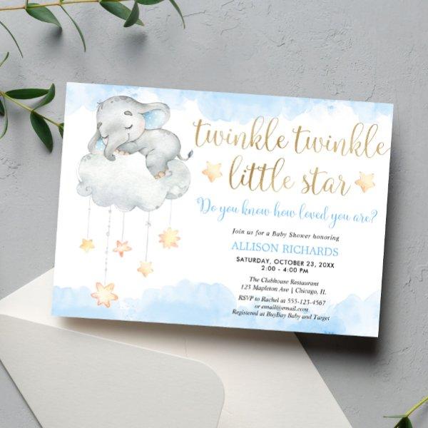 Twinkle twinkle little star blue gold