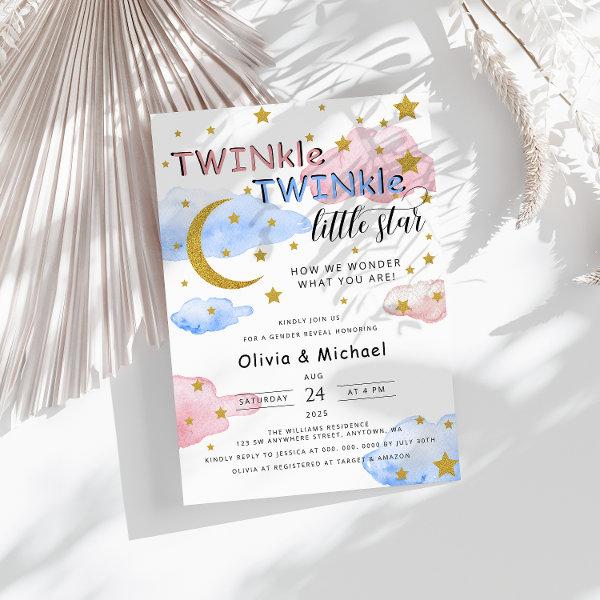 TWINkle TWINkle Little Star Gender Reveal Party