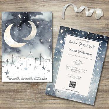 Twinkle, Twinkle, Little Star QR Code Baby Shower