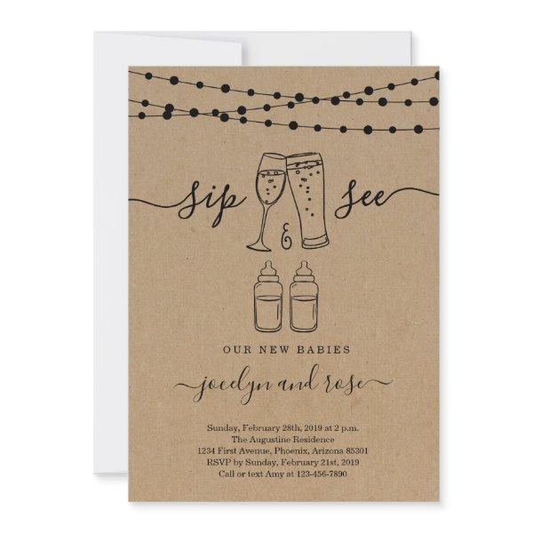 Twins Sip & See Bubbles & Brews