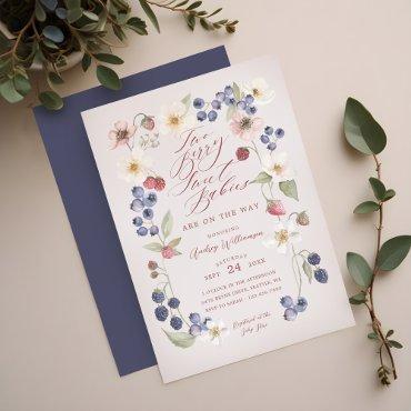 Two Berry Sweet Babies Berries & Flowers Shower