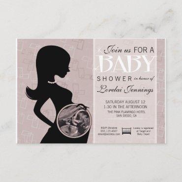 Ultrasound Picture Baby Shower Invitation