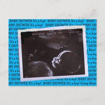 Ultrasound Picture Baby Shower Invitation Postcard