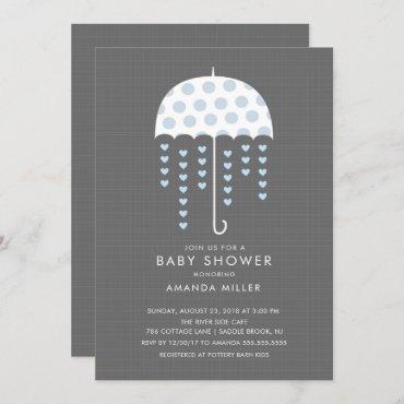 Umbrella Baby Boy Shower