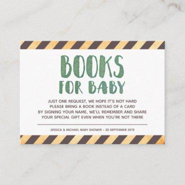 Under Construction Books for Baby Enclosure Card