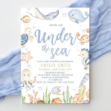 Under the sea animals ocean
