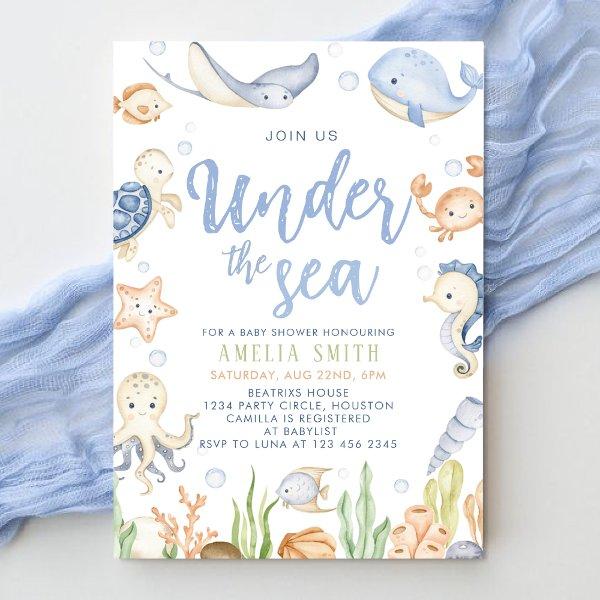 Under the sea animals ocean