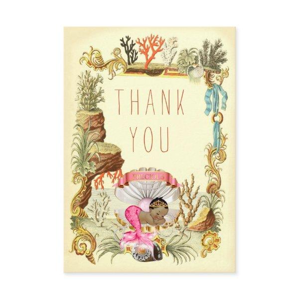 Under The Sea Ethnic Mermaid Princess Thank You
