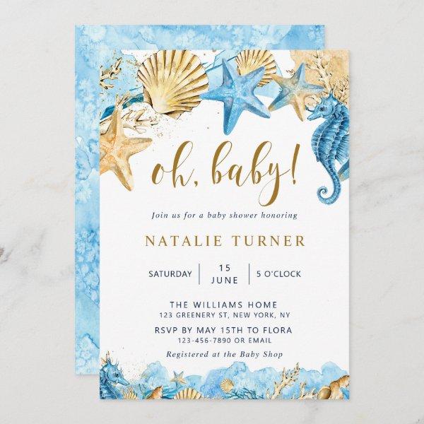 Under the Sea | Gold Oh Baby Shower