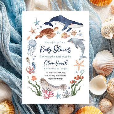 Under the Sea Nautical Sea Animals