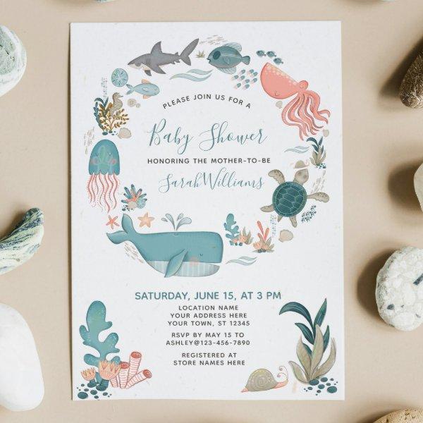 Under the Sea Ocean Animals Baby Shower Script