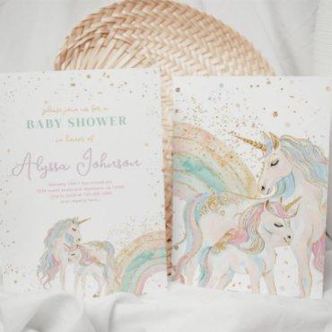 Unicorn and Rainbow Pastel