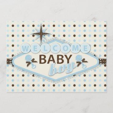 Vegas Baby Boy  Card