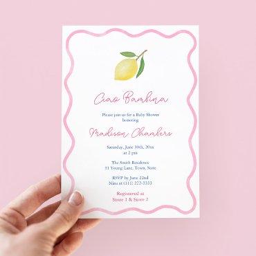 Vibrant Ciao Bambina Pink Citrus Girl