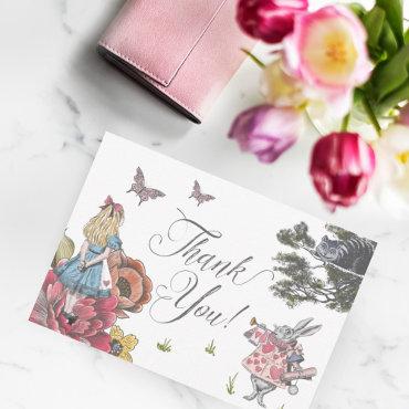 Vintage Alice In Wonderland Fairytale Thank You