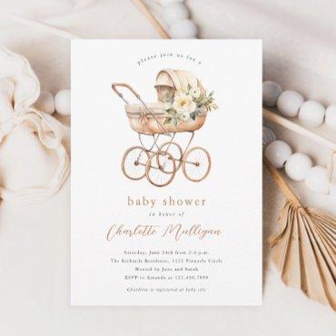 Vintage Baby Carriage Gender Neutral