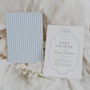 Vintage Blue Bow Boy