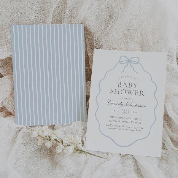 Vintage Blue Bow Boy