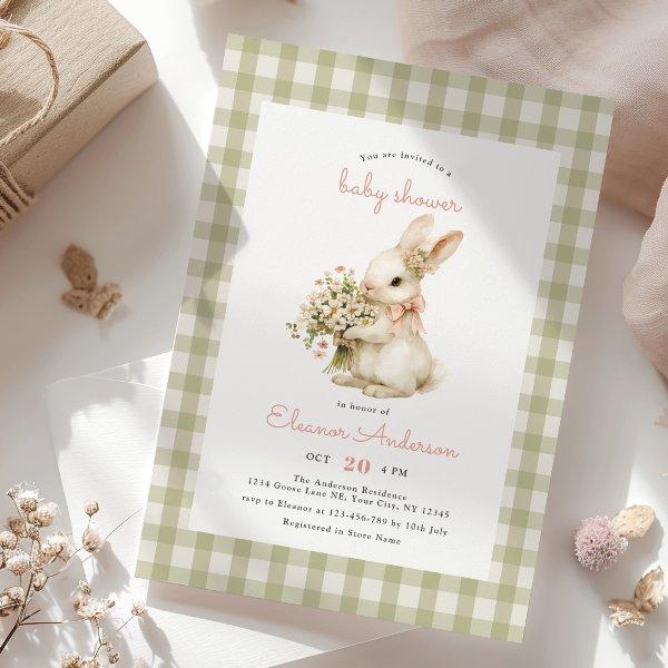 Vintage Bunny Gingham
