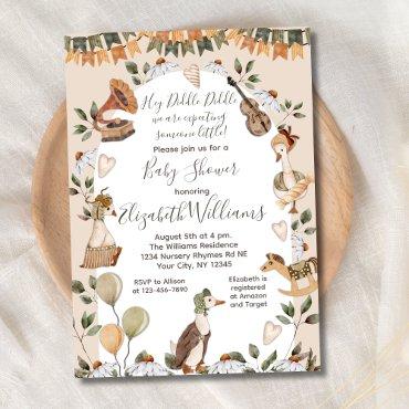 Vintage Cute Goose Nursery Rhymes
