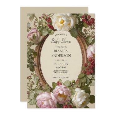 Vintage Floral Art Nouveau