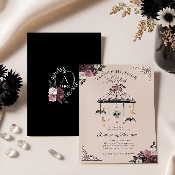 Vintage Floral Gothic Mobile Spooky