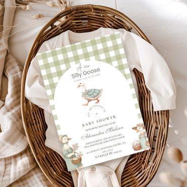 Vintage Green  Silly Goose Baby Shower