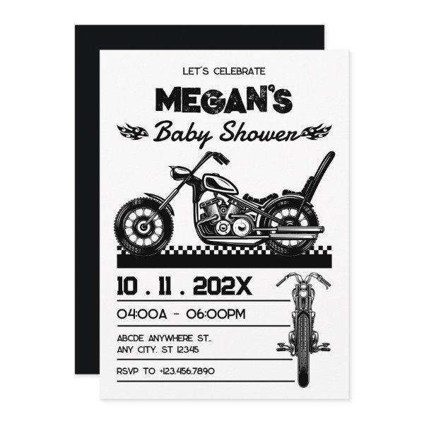 Vintage Motorcycle biker