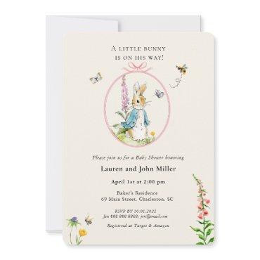 Vintage Peter Rabbit Pink Baby girl Shower
