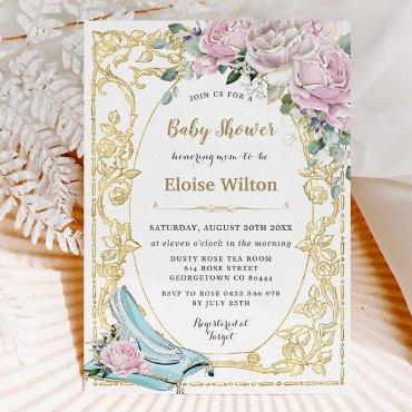 Vintage Pink Roses Cinderella Princess