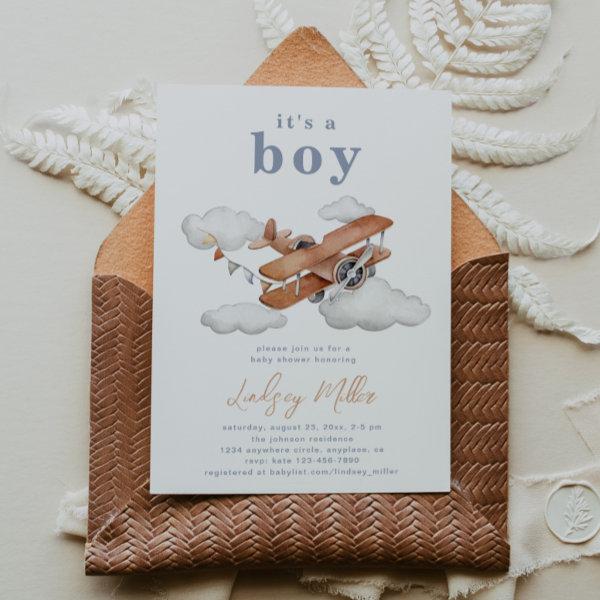 Vintage Plane  | Baby Boy