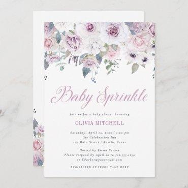 Violet Blush | Floral Baby Sprinkle