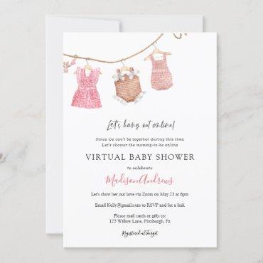Virtual Baby Girl Shower