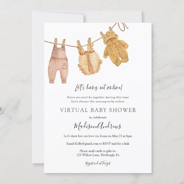 Virtual Baby Shower Gender Neutral