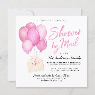 Watercolor Baby Shower By Mail Long Distance