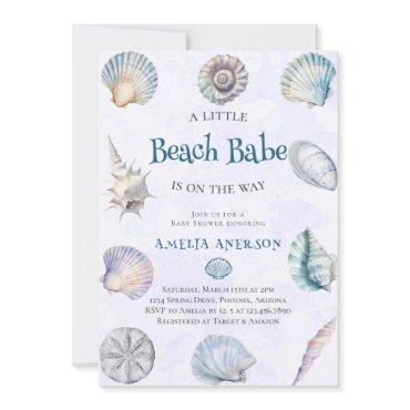 Watercolor Beach Babe on the Way Ocean