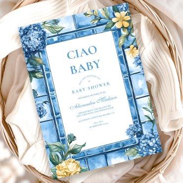 Watercolor Ciao, Baby Italian