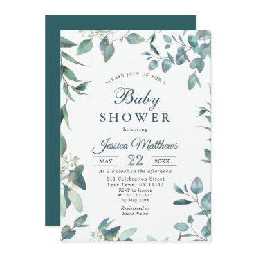 Watercolor Eucalyptus Greenery NEUTRAL