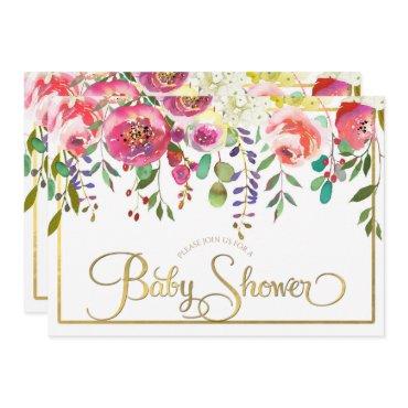Watercolor Floral Flowers Modern