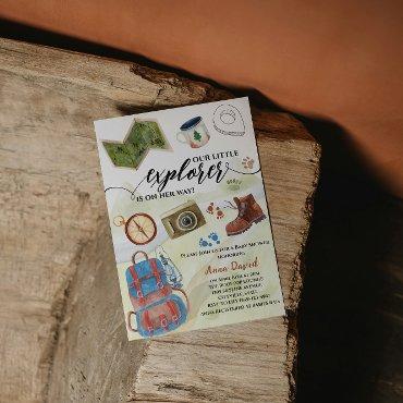 watercolor little explorer adventure