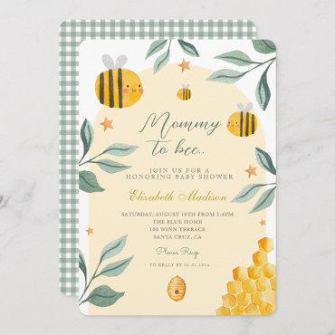 Watercolor Mommy to Bee Honey Sweet
