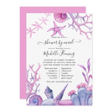 Watercolor Ocean Life Baby Shower by Mail
