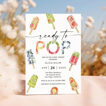 Watercolor Popsicle Ready to Pop