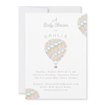 watercolor quilt hot air balloon